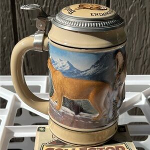 Budweiser Anheuser-Busch Cougar Estranged Species limited edition beer stein